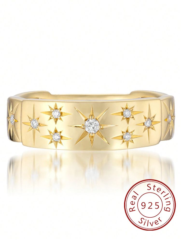 Body Jewelry High Quality - 925 فضة موضة السلس كامل ستار