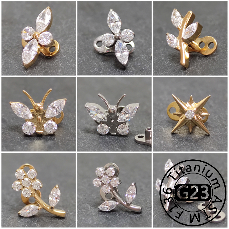 Dermal Anchor Top - G23 التيتانيوم الزركون مايكرو مرساة جلدية