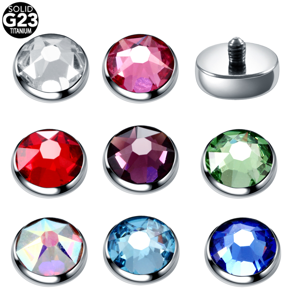 Dermal Anchor Top - 1 قطعة G23 التيتانيوم مرساة الجلد