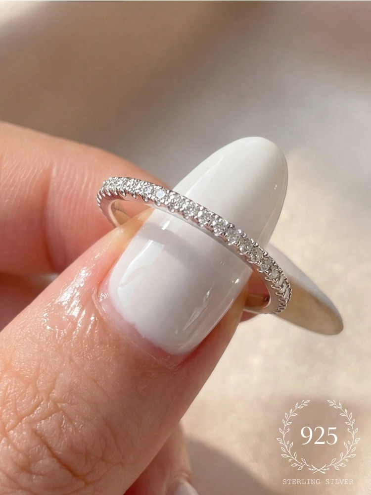 Body Jewelry High Quality - خواتم فضة عيار 925 بتصميم بسيط