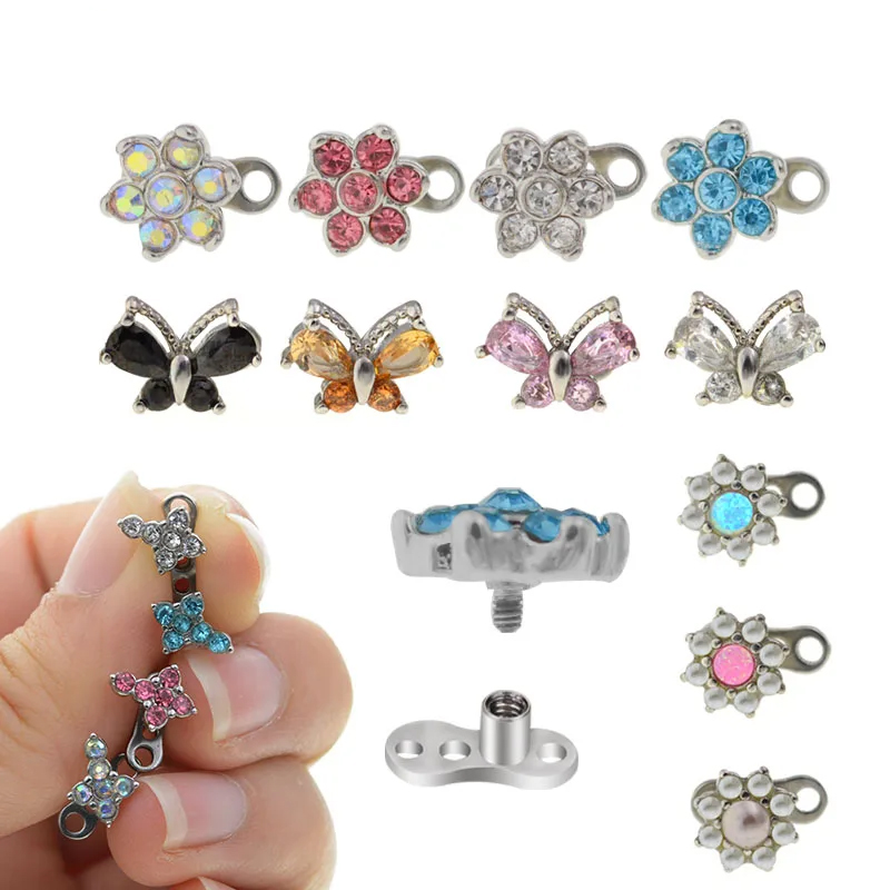 Dermal Anchor Top - غواص الجلد الدقيقة ثقب الجلد ،