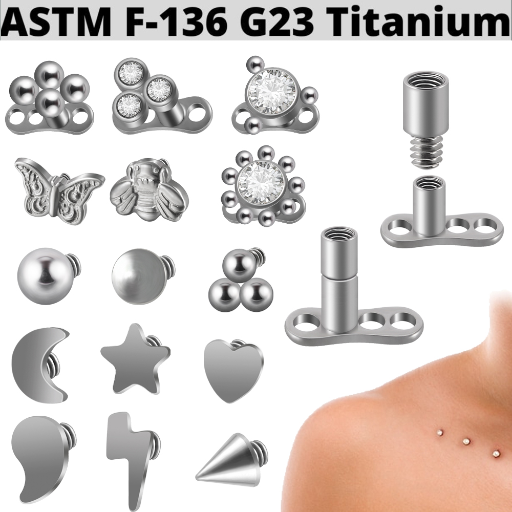 Dermal Anchor Top - G23 مثبت جلدي للعقيق الناري من