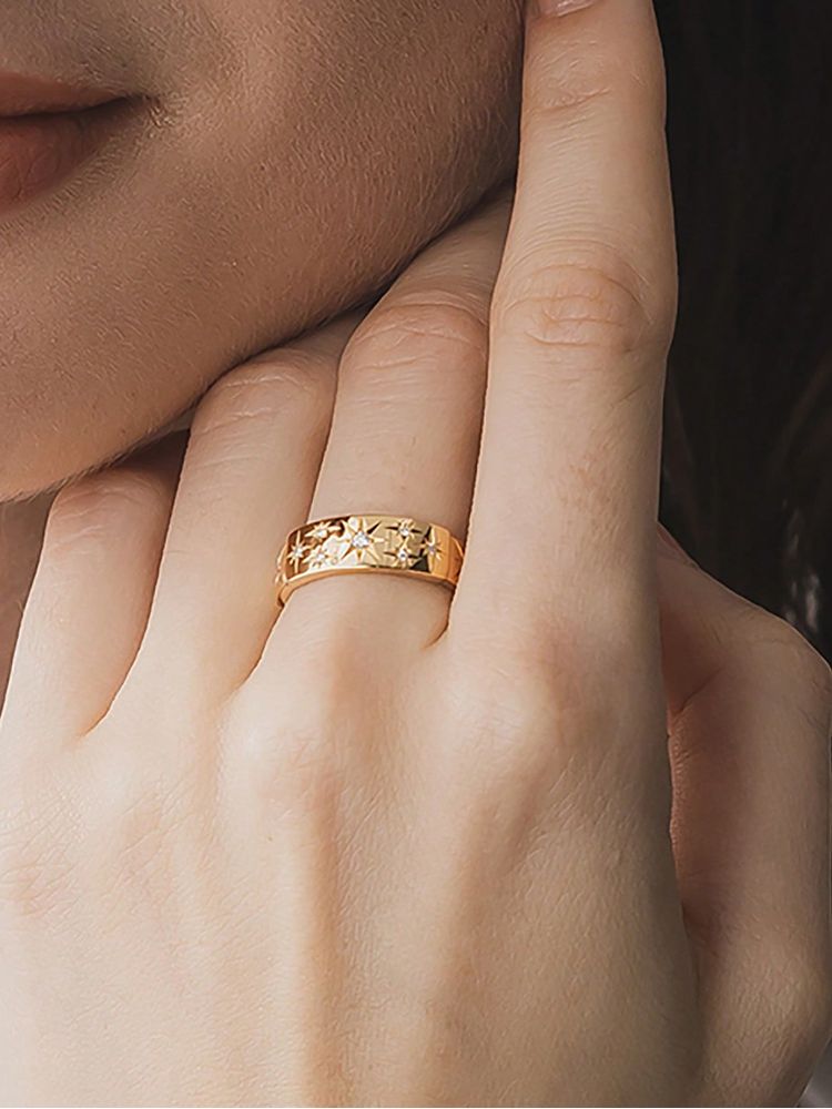 925 فضة موضة السلس كامل ستار ا - مراجعة Body Jewelry High Quality وسعره