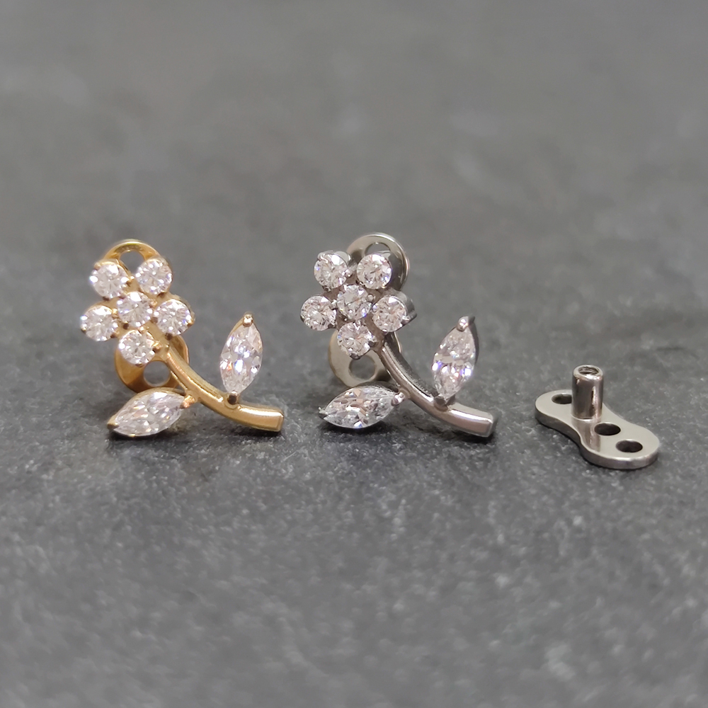 G23 التيتانيوم الزركون مايكرو  - مراجعة Dermal Anchor Top وسعره