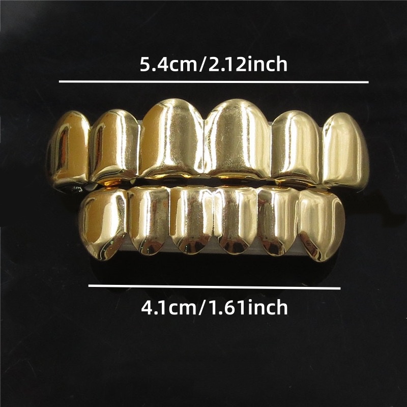 طقم أسنان مطلي بالذهب والفضة ع - مراجعة Body Jewelry Real Gold وسعره