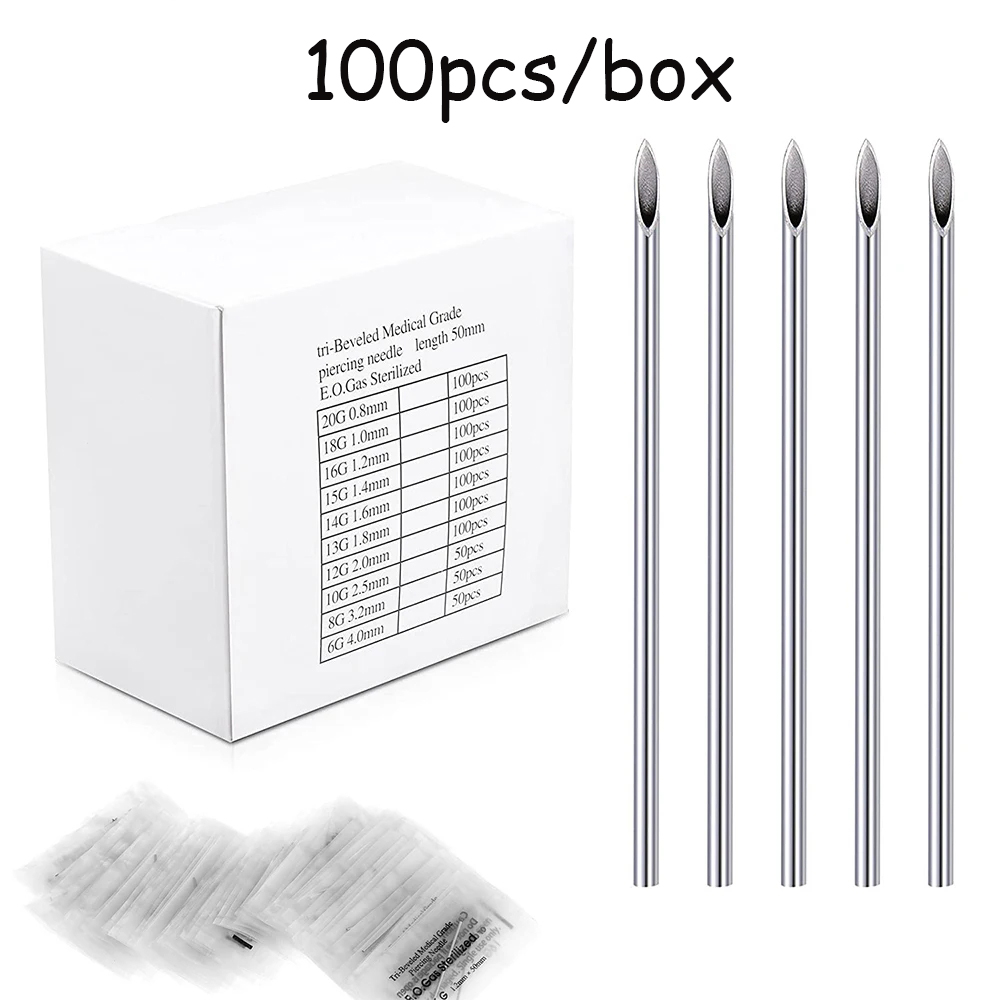 10-1000 قطعة إبرة ثقب الجسم 10 - مراجعة Body Jewelry Tool وسعره