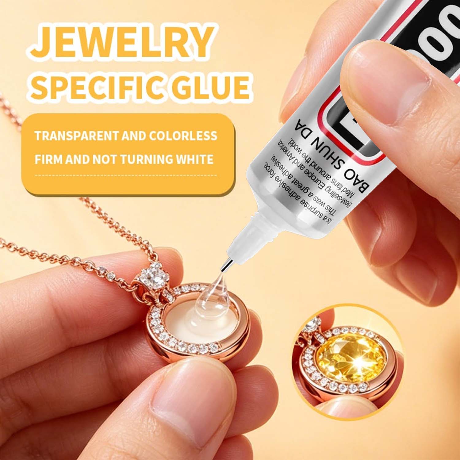 15 قطعة من لاصق B-7000 الشفاف  - مراجعة Body Jewelry Tool وسعره
