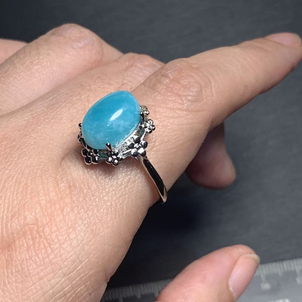 خاتم أمازونيت طبيعي قابل للتعد - مراجعة Body Jewelry High Quality وسعره