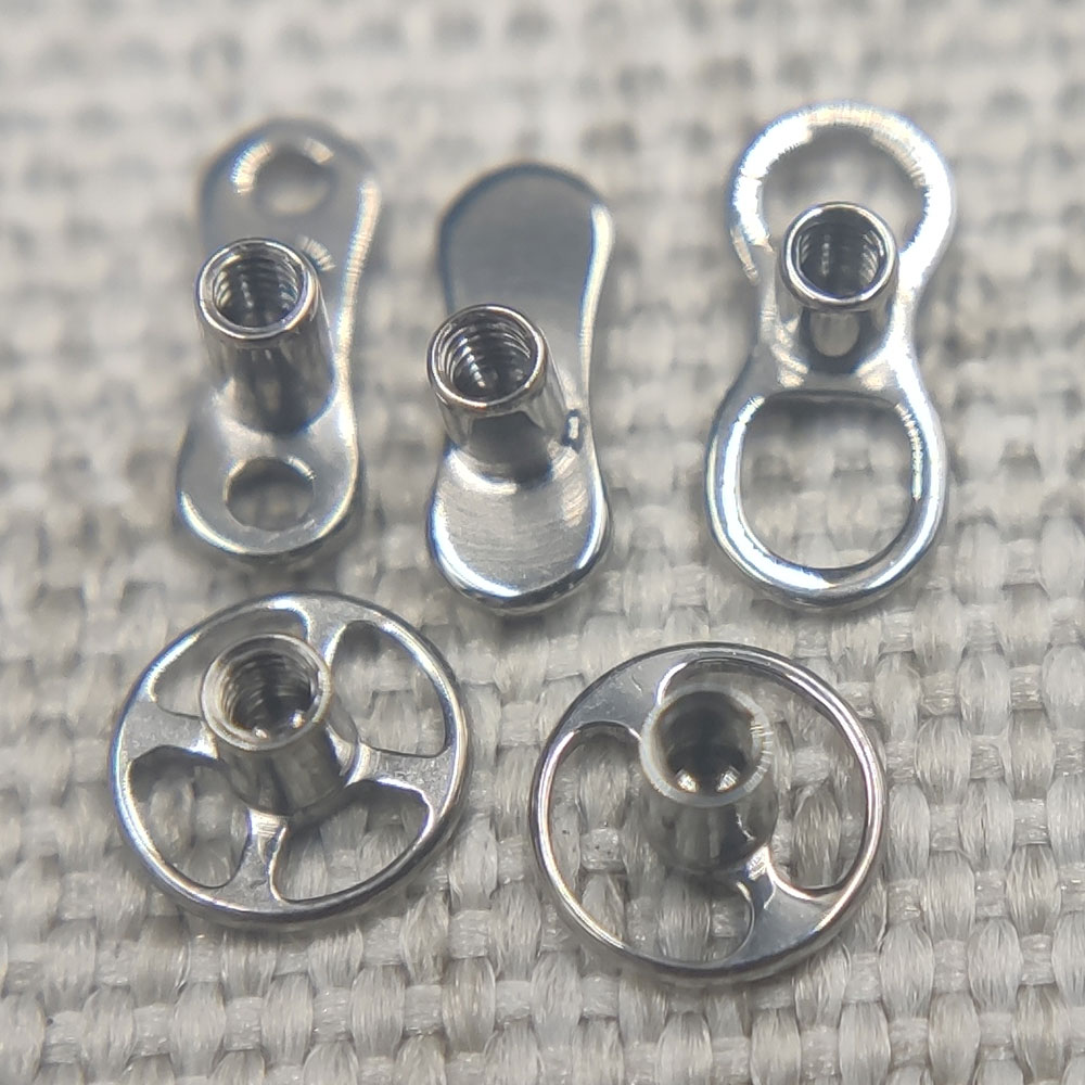 14G زرع الصف التيتانيوم ASTM F - مراجعة Dermal Anchor Top وسعره