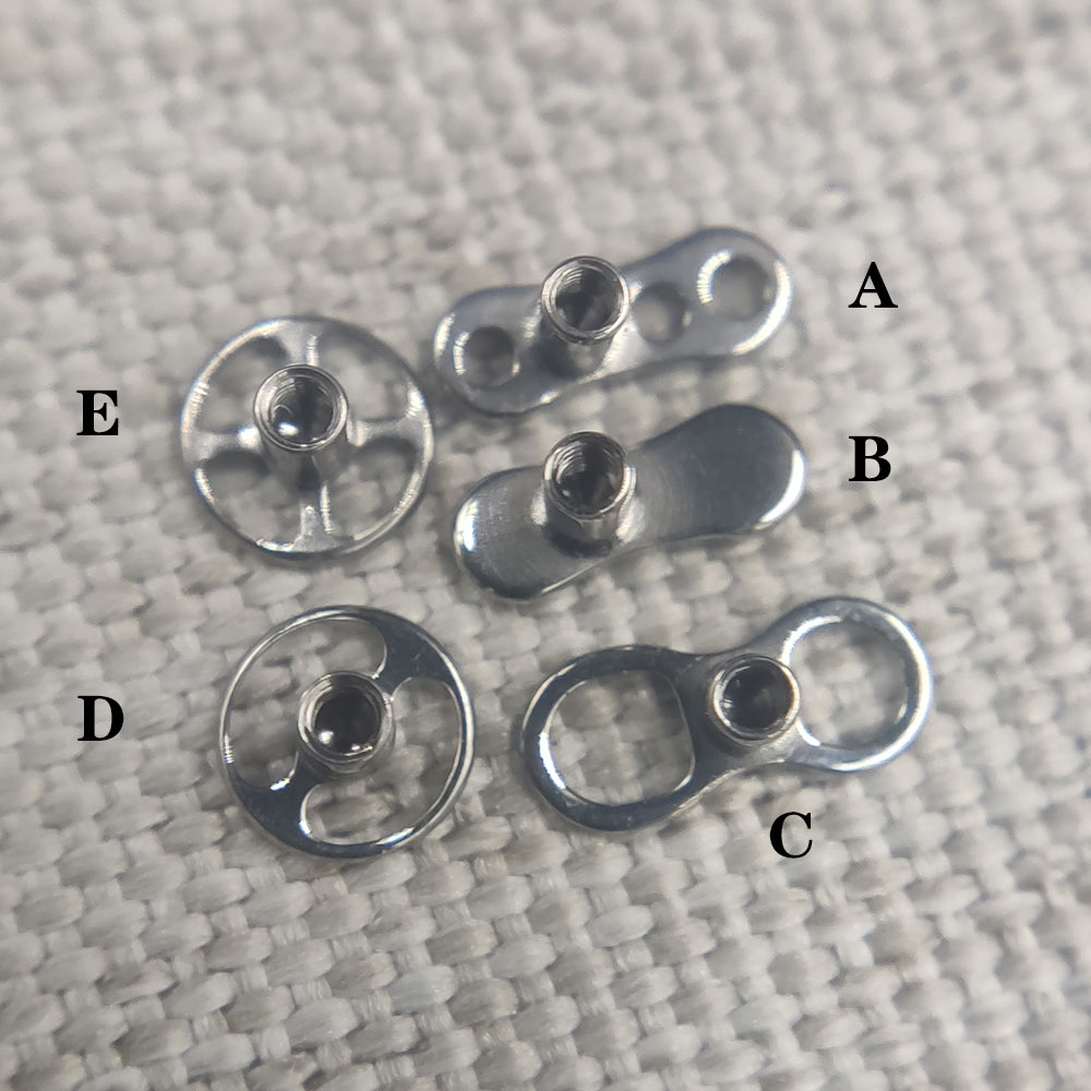 14G زرع الصف التيتانيوم ASTM F - مراجعة Dermal Anchor Top وسعره