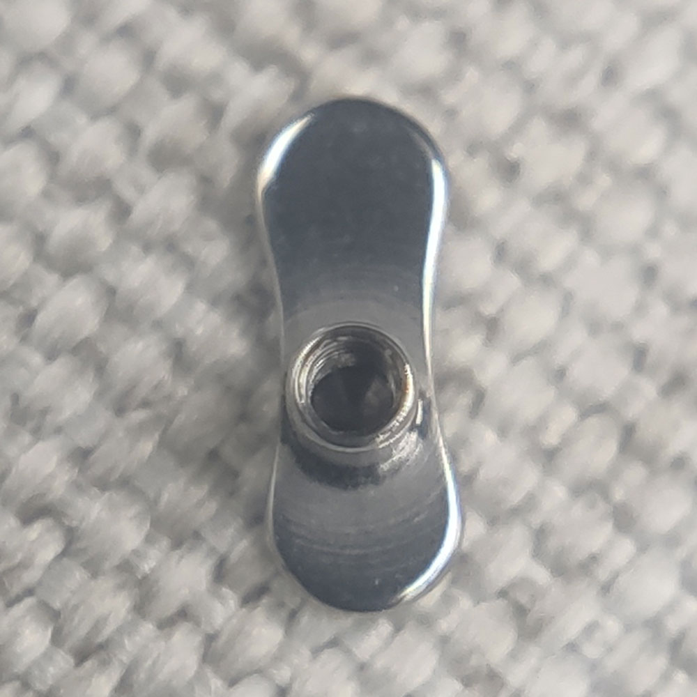 14G زرع الصف التيتانيوم ASTM F - مراجعة Dermal Anchor Top وسعره