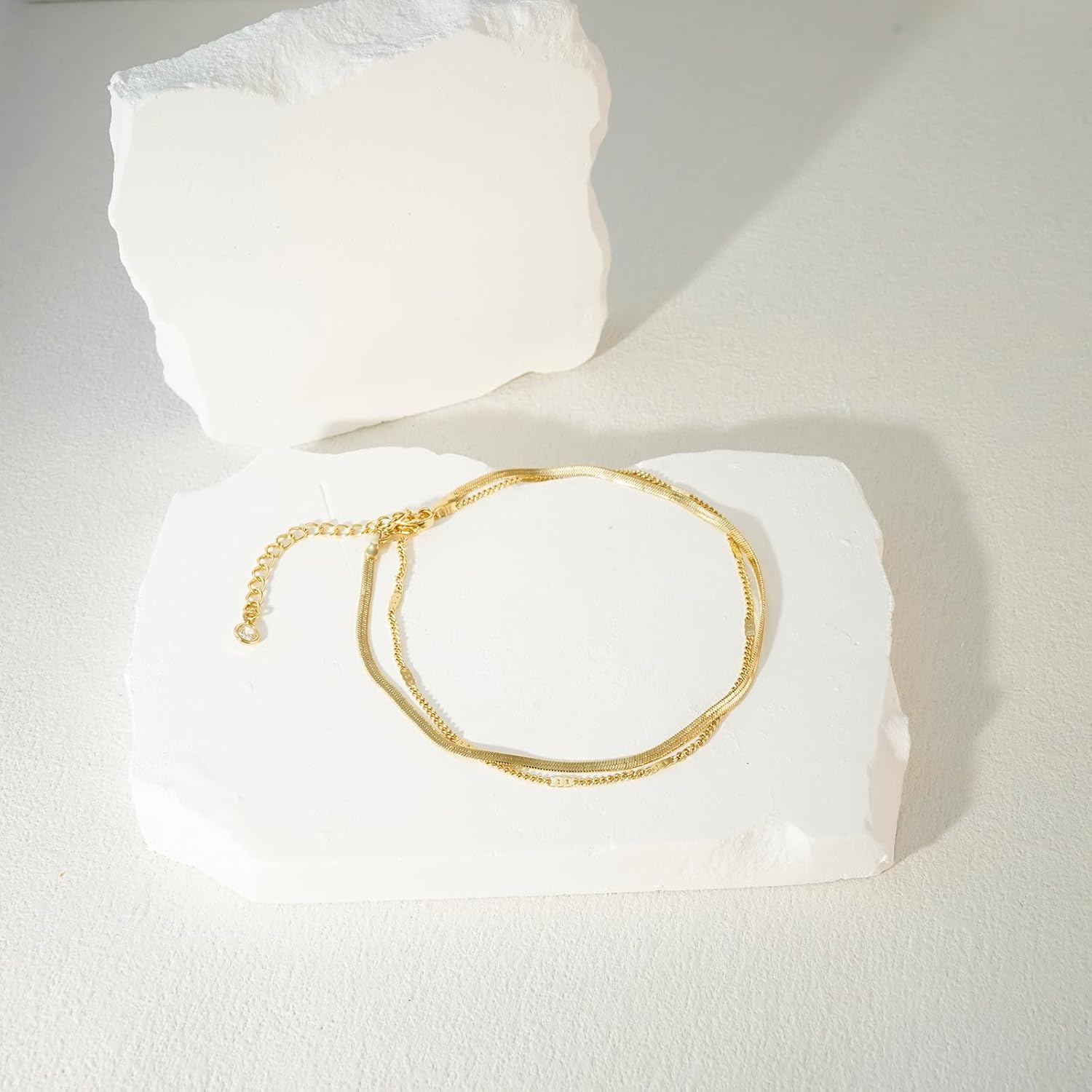 أساور الكاحل للنساء 14k الذهب  - مراجعة Body Jewelry Real Gold وسعره