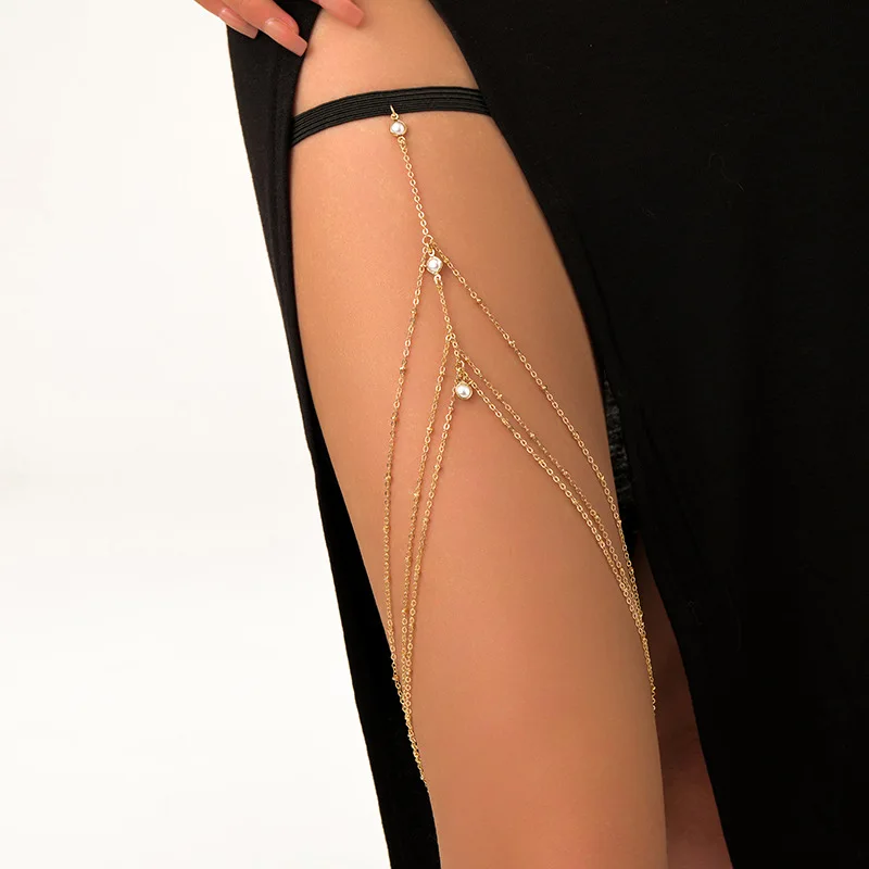 موضة الصيف البوهيمي الفخذ سلسل - مراجعة Body Jewellery وسعره