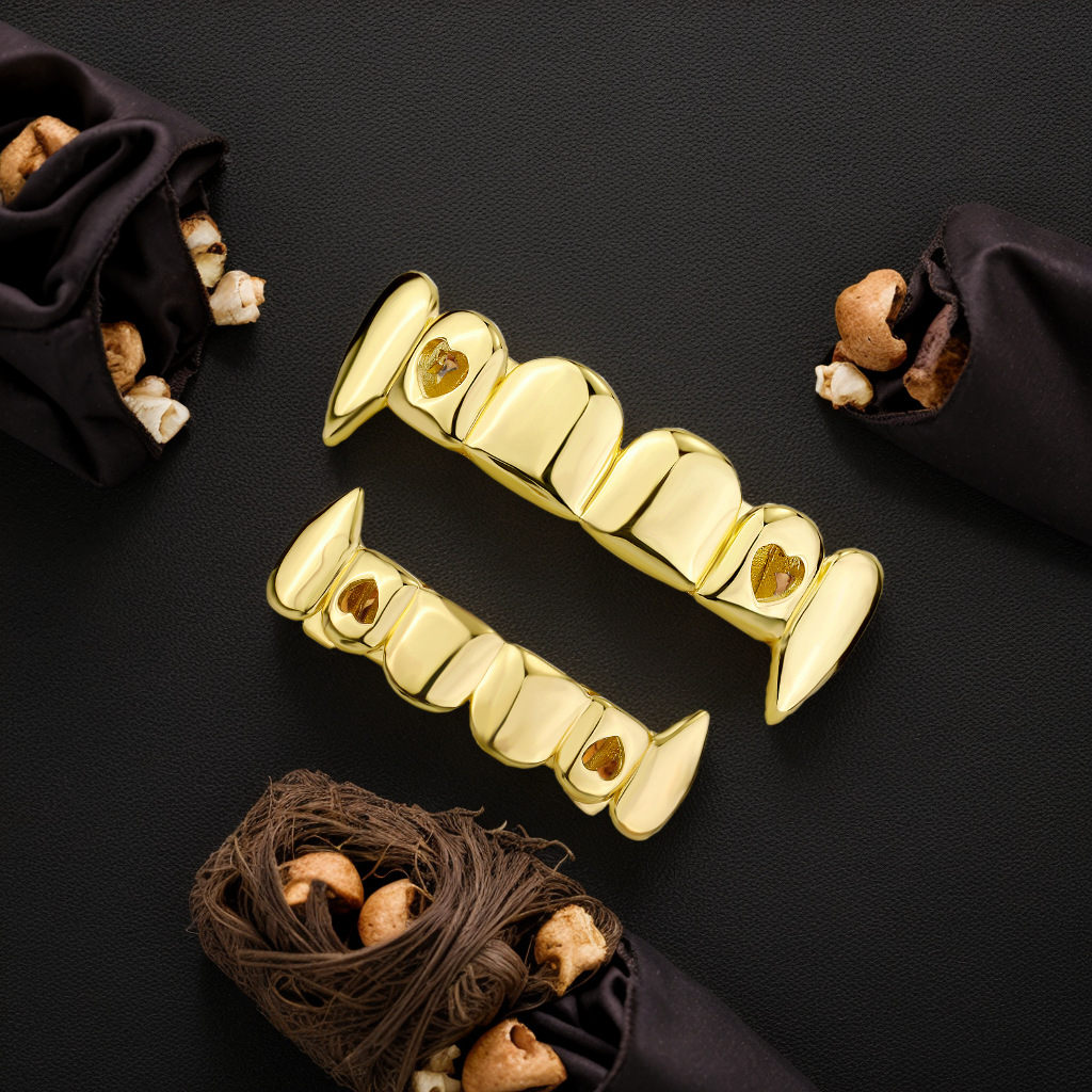 مجموعة مشاوي أسنان الهيب هوب ا - مراجعة Body Jewelry Real Gold وسعره