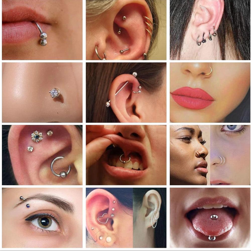 1-35PCS مجموعة المهنية ثقب Kit - مراجعة Body Jewelry Tool وسعره