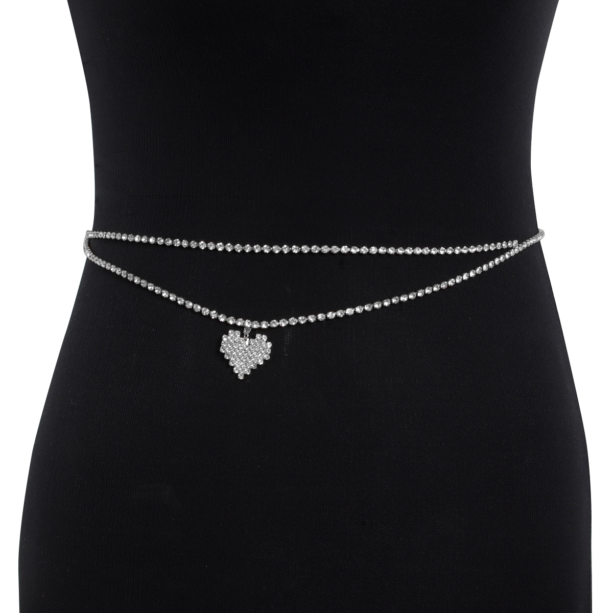 سلسلة خصر من حجر الراين مزدوجة - مراجعة Body Jewelry Retainers وسعره