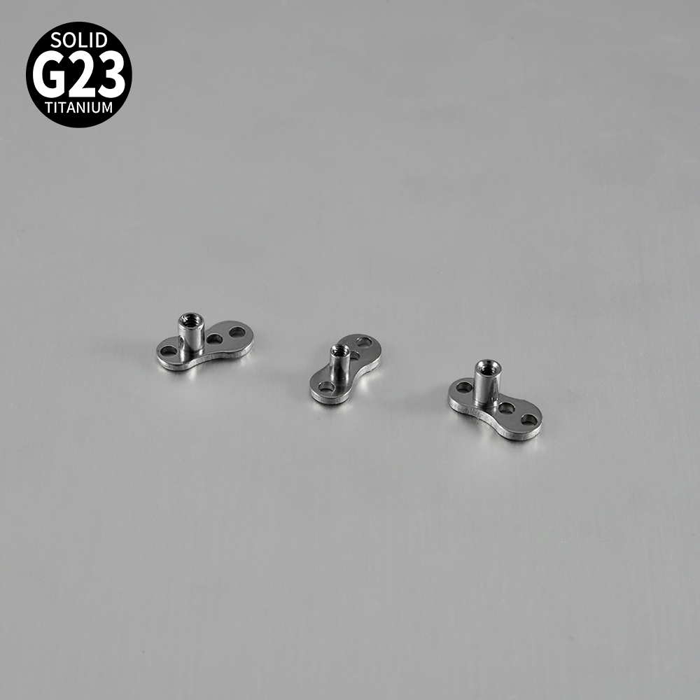 1 قطعة 14 جرام/16 جرام الصف G2 - مراجعة Dermal Anchor Top وسعره