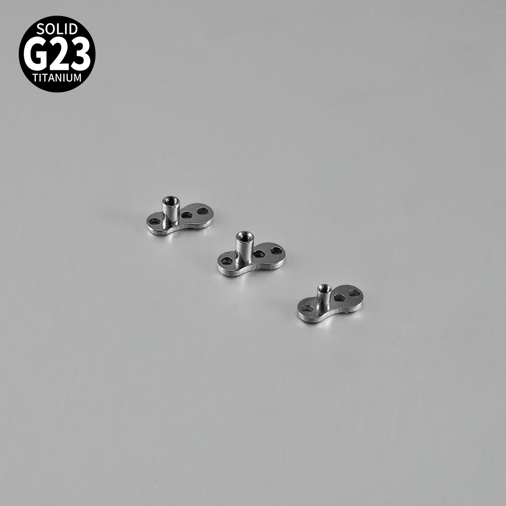 1 قطعة 14 جرام/16 جرام الصف G2 - مراجعة Dermal Anchor Top وسعره