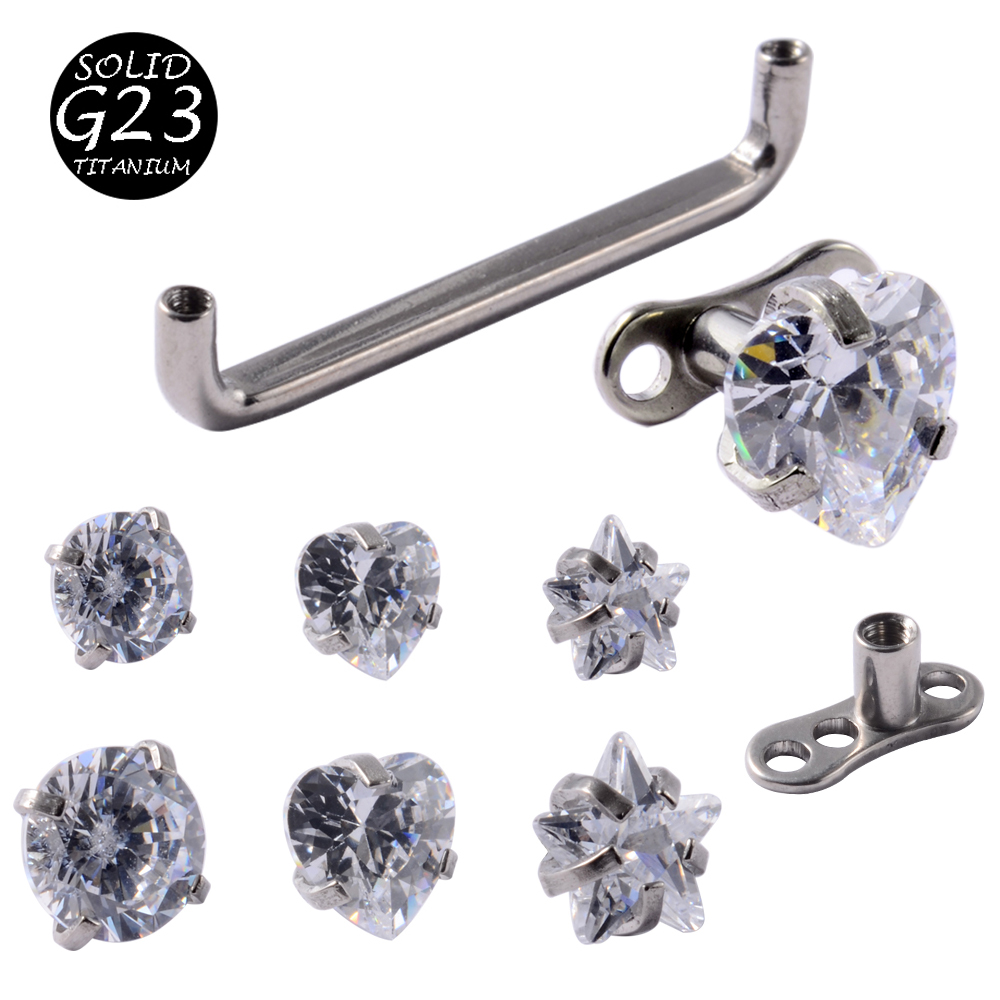 1Peice G23 التيتانيوم مرساة جل - مراجعة Dermal Anchor Top وسعره