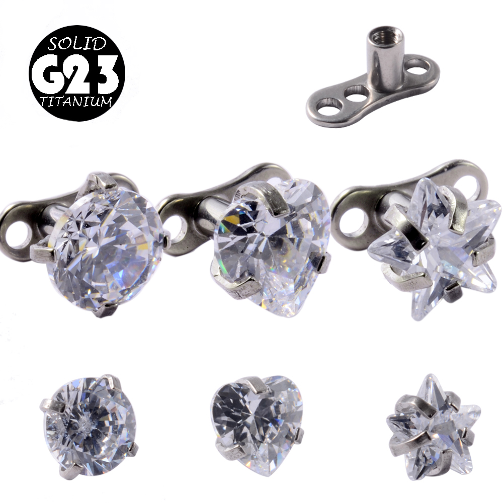 1Peice G23 التيتانيوم مرساة جل - مراجعة Dermal Anchor Top وسعره