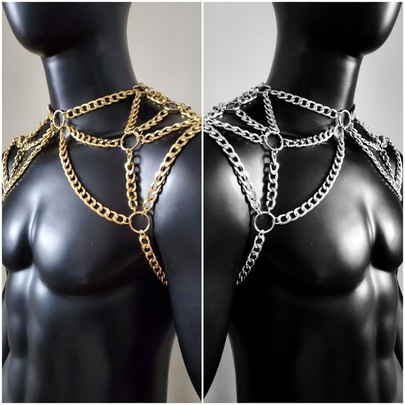 فاسق الرجال الكتف الجسم سلسلة  - مراجعة Body Jewelry For Men وسعره