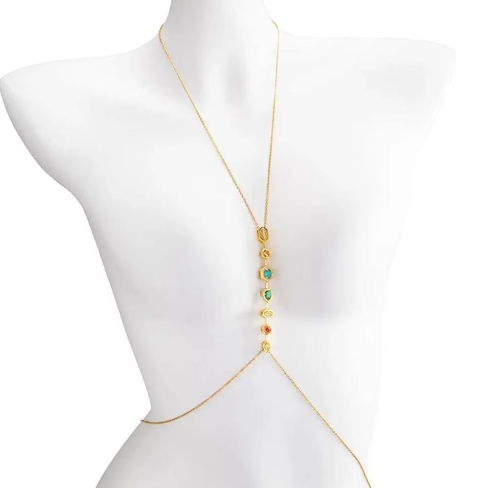 سلسلة صدر وخصر من الفولاذ المق - مراجعة Body Jewelry Usa وسعره