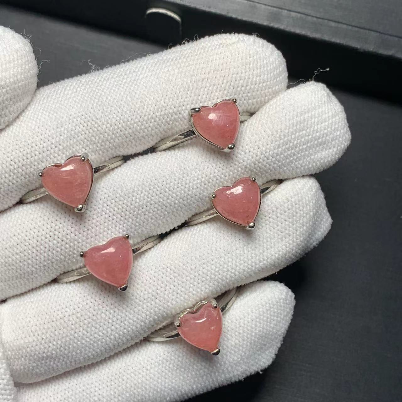 القلب الطبيعي الرودوكروسيت خات - مراجعة Body Jewelry High Quality وسعره