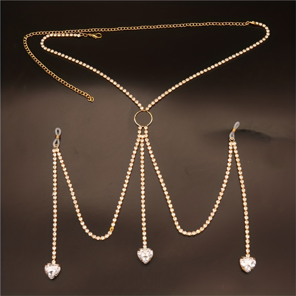 سلسلة الجسم على شكل قلب ، حجر  - مراجعة Body Jewelry Retainers وسعره