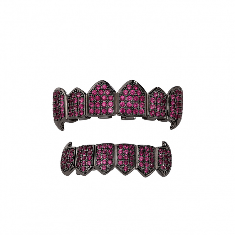 أطقم أسنان فاخرة جديدة مرصعة ب - مراجعة Body Jewelry Real Gold وسعره