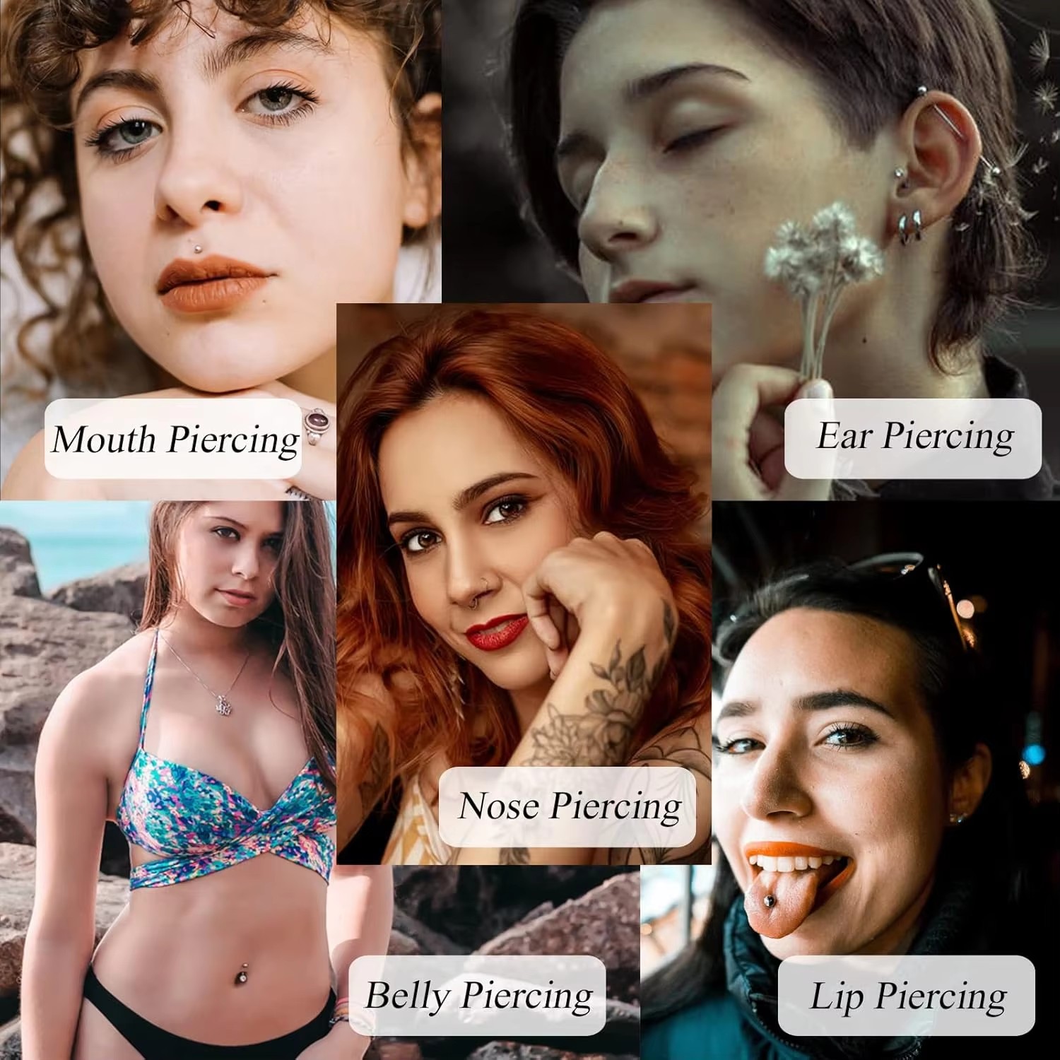 100/50/20/10 قطعة ثقب الإبر ال - مراجعة Body Jewelry Tool وسعره