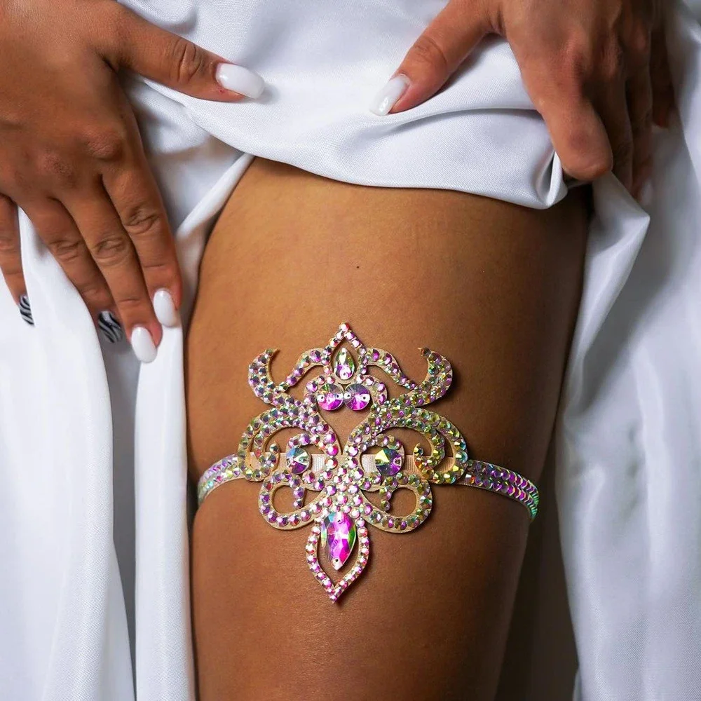 حزام فخذ مجوف بوهو أنيق للنساء - مراجعة Body Jewelry Retainers وسعره