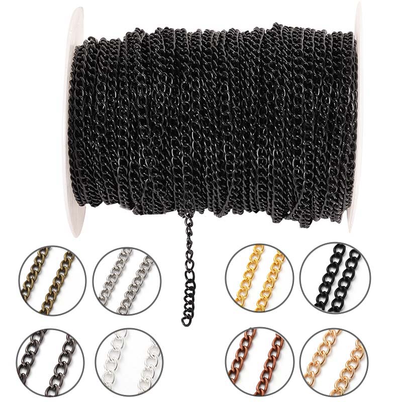 سلسلة معدنية مسطحة بيضاوية الش - مراجعة Body Jewellery وسعره