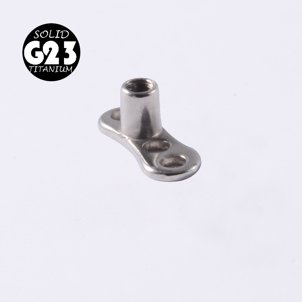 20 قطعة G23 الصلبة التيتانيوم  - مراجعة Dermal Anchor Top وسعره