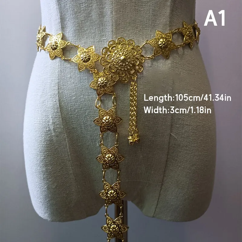 1 قطعة سلسلة الخصر المعدنية تا - مراجعة Body Jewellery وسعره