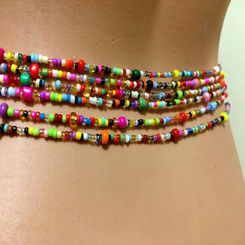 سلسلة البطن مطرزة للنساء ، سلا - مراجعة Body Jewelry Usa وسعره