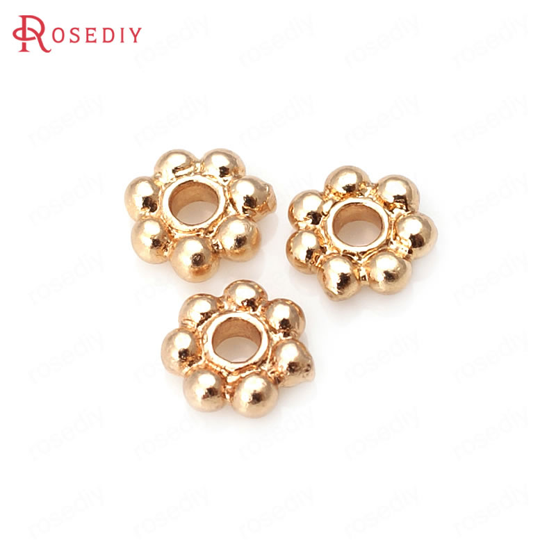 18K الذهب اللون النحاس زهرة فا - مراجعة Body Jewelry High Quality وسعره