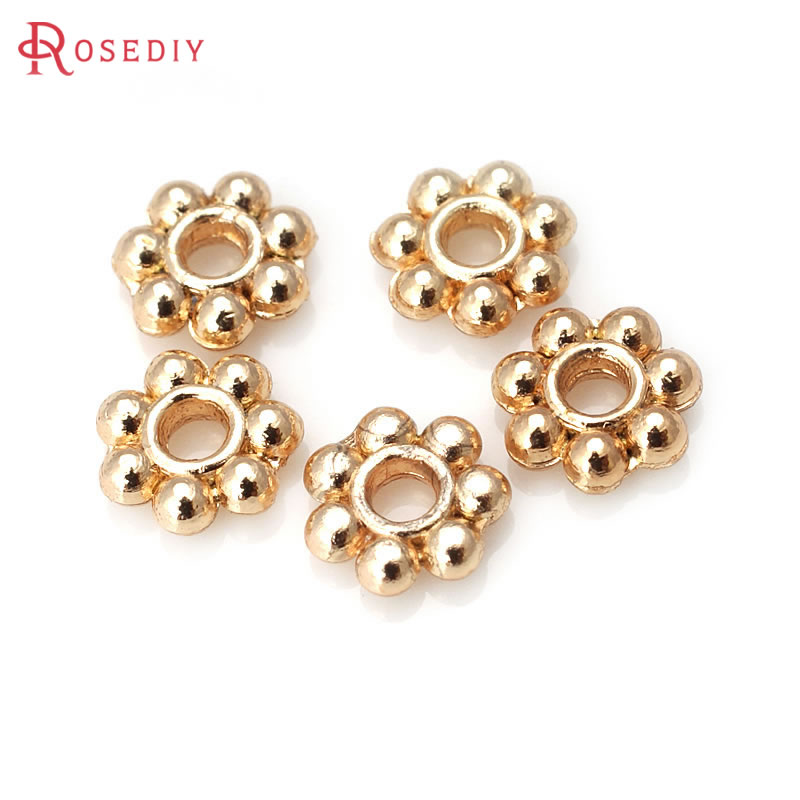 18K الذهب اللون النحاس زهرة فا - مراجعة Body Jewelry High Quality وسعره