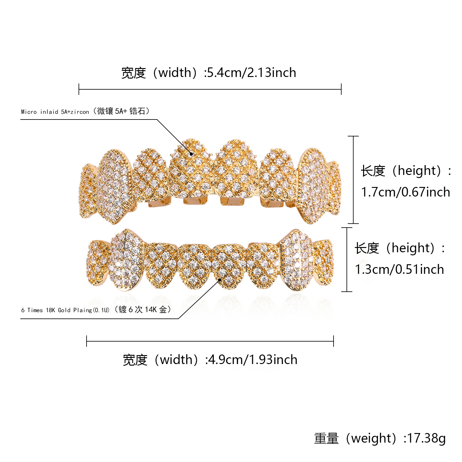 YOUNGX الهيب هوب مثلج خارج تشي - مراجعة Body Jewelry For Men وسعره